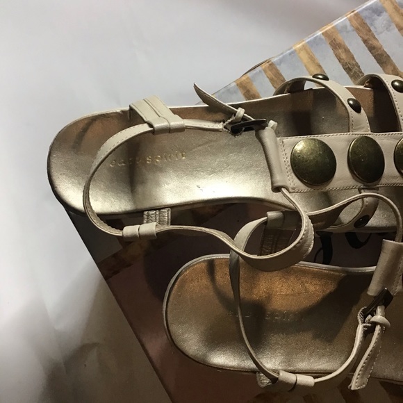 Easy Spirit Cream Wedge Sandals 10M - Picture 4 of 6